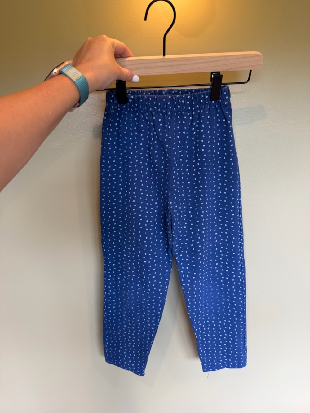 Buster Brown Kids vintage barrel shape legging elastic waist, navy blue size 6